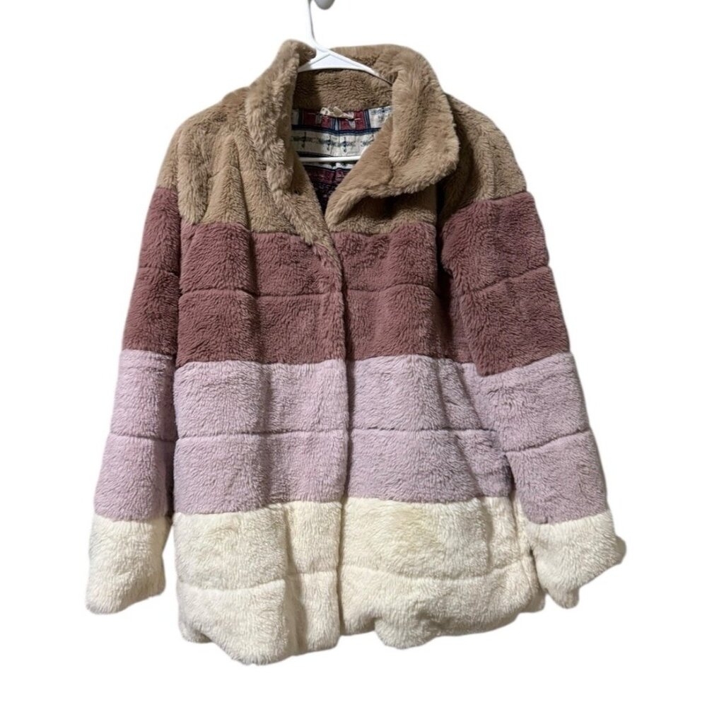 Mystree Women Jacket Size Small Snap Button Down Hippie Boho Casual Soft READ